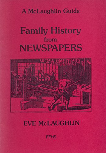Stock image for Family History from Newspapers for sale by Mispah books