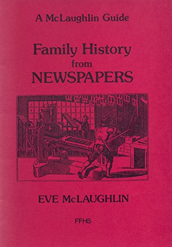 Stock image for Family History from Newspapers for sale by Caffrey Books