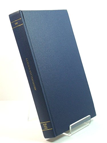 9780907111351: The Aristotelian Society; Supplementary Volume LXX, 1996