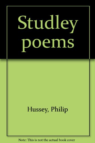 Beispielbild fr Studley poems zum Verkauf von The Book Squirrel Limited