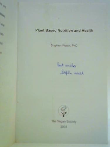 Beispielbild fr Plant Based Nutrition and Health zum Verkauf von WorldofBooks