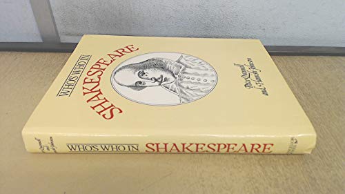 Beispielbild fr WHO'S WHO IN SHAKESPEARE. zum Verkauf von AwesomeBooks