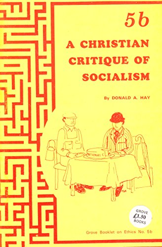 Beispielbild fr A Christian Critique of Socialism zum Verkauf von Redux Books