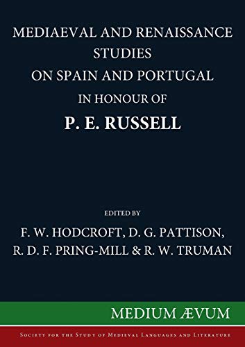 Stock image for Mediaeval and Renaissance Studies on Spain and Portugal in Honour of P E Russell for sale by PBShop.store US