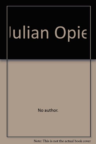 Stock image for Julian Opie for sale by art longwood books