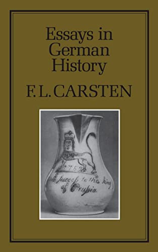 9780907628675: Essays in German History (Hambledon Press History Series, 50)