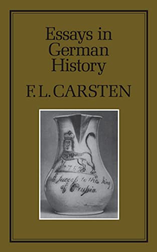 9780907628675: Essays in German History
