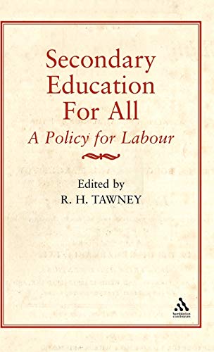 Beispielbild fr Secondary Education for All: A Policy for Labour zum Verkauf von Anybook.com