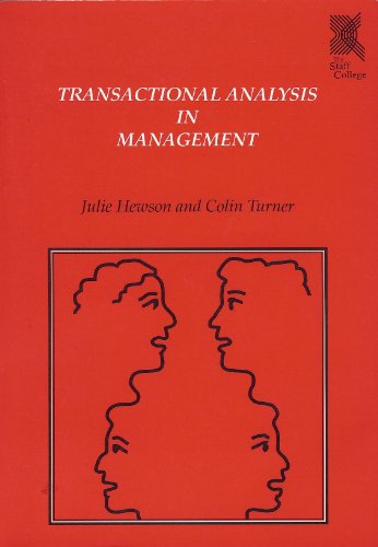 Imagen de archivo de Transactional Analysis in Management a la venta por Re-Read Ltd