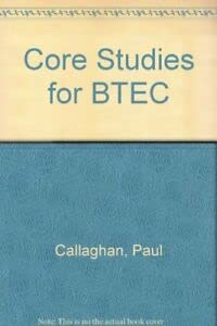 Imagen de archivo de Core Studies for BTEC a la venta por Goldstone Books