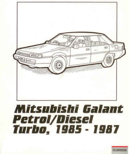 Mitsubishi Owner's Repair Guide: Galant Petrol, Diesel, Turbo, 1985 to 1987 (9780907779803) by Russek, Peter