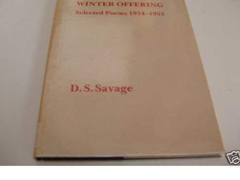 Beispielbild fr Winter Offering: Selected Poems, 1934-53 zum Verkauf von Anybook.com