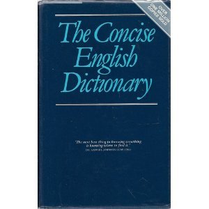 Stock image for Concise English Dictionary for sale by WorldofBooks
