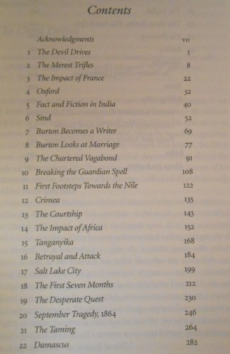 Beispielbild fr The Devil Drives: A Life of Sir Richard Burton zum Verkauf von WorldofBooks