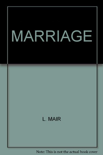 Stock image for Marriage for sale by HALCYON BOOKS