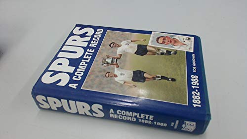 Beispielbild fr Spurs: A Complete Record 1882-1988 zum Verkauf von WorldofBooks