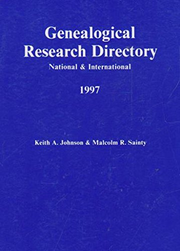 Imagen de archivo de Genealogical Research Directory a la venta por Library House Internet Sales