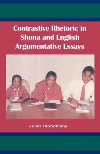 Stock image for Contrastive Rhetoric in Shona and English Argumentative Essay (Swahili Edition) for sale by California Books
