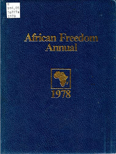 Beispielbild fr African Freedom Annual 1978. zum Verkauf von Plurabelle Books Ltd