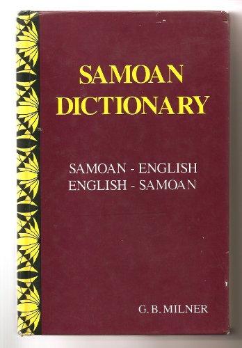Stock image for Samoan Dictionary: Samoan-English, English-Samoan for sale by Front Cover Books