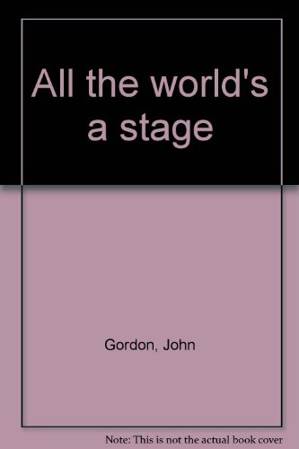 9780908606085: All the world's a stage