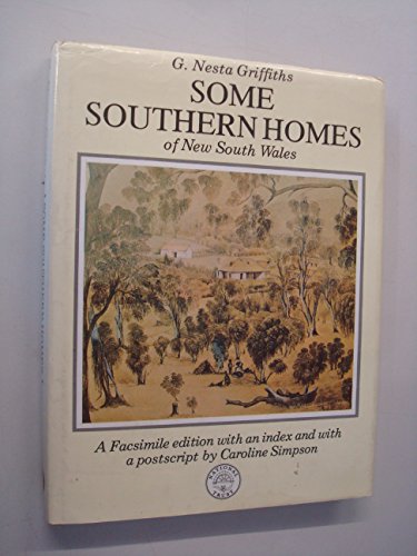 Imagen de archivo de Some southern homes of New South Wales a la venta por Hill End Books