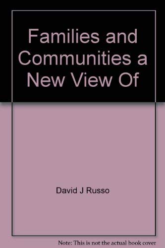 Stock image for Families and Communities: A New View of American History for sale by Lee Madden, Book Dealer