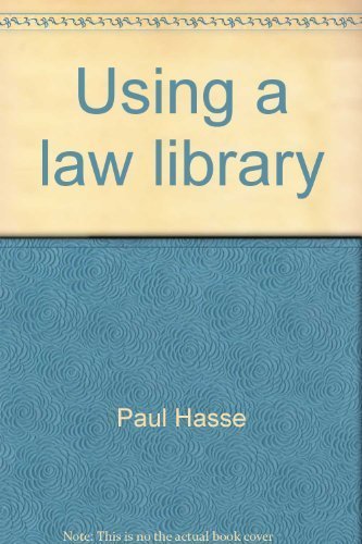 Using a law library (Citizens legal manual)