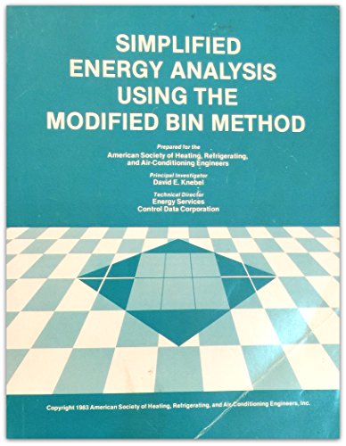 9780910110396: Simplified Energy Analysis Using the Modified Bin Method