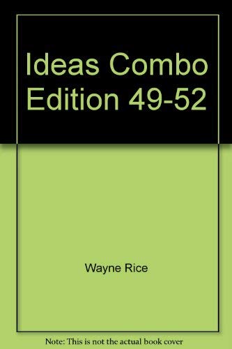 Ideas Combo Edition 49-52 (9780910125376) by Wayne Rice