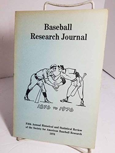 9780910137034: The Baseball Research Journal, 1976