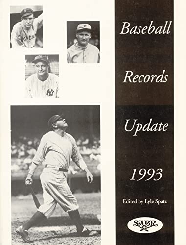9780910137515: Baseball Records Update 1993