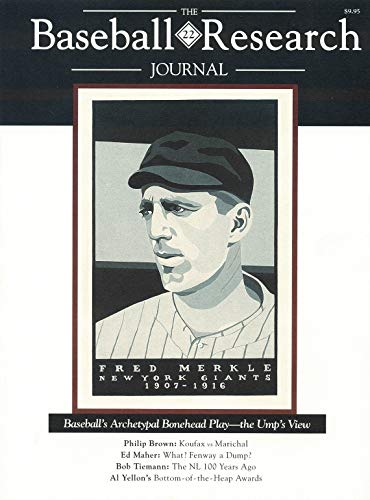 Stock image for The Baseball Research Journal for sale by Better World Books