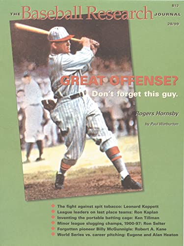 Imagen de archivo de The Baseball Research Journal (BRJ), Volume 28 a la venta por Midtown Scholar Bookstore