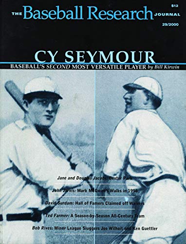 Imagen de archivo de The Baseball Research Journal (Brj), Volume 29 a la venta por ThriftBooks-Dallas