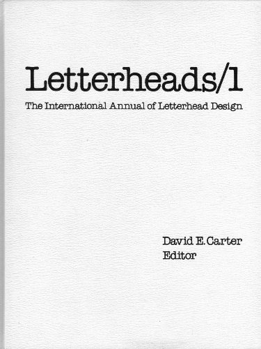 Stock image for Letterheads-One : the International Annual of Letterhead Design for sale by Fireside Bookshop