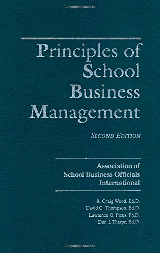Beispielbild fr Principles of School Business Management zum Verkauf von HPB-Red