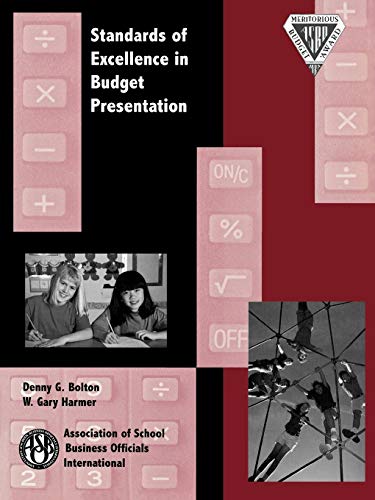 9780910170758: Standards of Excellence in Budget Presentation