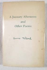 Beispielbild fr A January Afternoon and Other Poems (signed) zum Verkauf von P.C. Schmidt, Bookseller