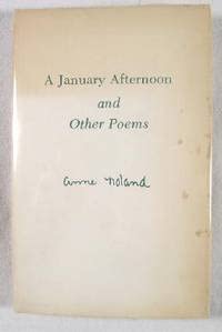9780910220538: A January afternoon, and other poems