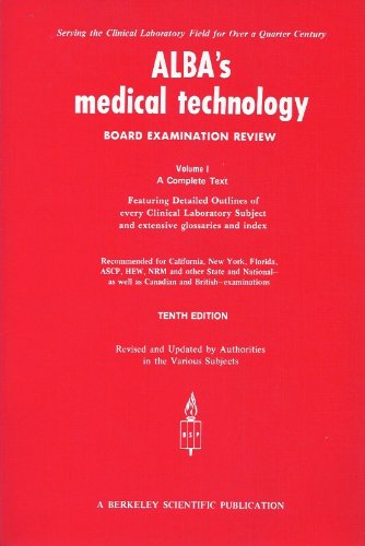 Imagen de archivo de Alba's Medical Technology Board Examination Review a la venta por ThriftBooks-Dallas