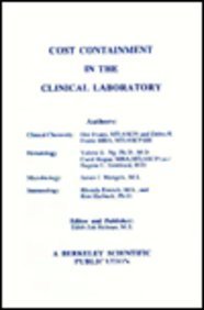 Imagen de archivo de Cost Containment in the Clinical Laboratory a la venta por Basi6 International