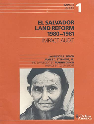 Stock image for El Salvador land reform, 1980-1981 : impact audit for sale by Katsumi-san Co.