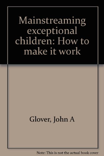 Stock image for Mainstreaming Exceptional Children for sale by Better World Books: West