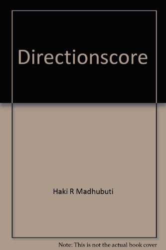 9780910296489: Directionscore: selected and new poems