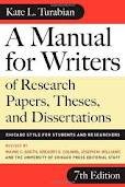 Stock image for A Manual for Writers of Research Papers, Theses, and Dissertations Chicago Style for Students and Researchers (Chicago Guides to Writing, Editing, and Publishing) 7th (seventh) edition for sale by Hippo Books