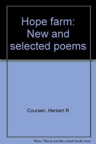 Stock image for Hope Farm New and Selected Poems for sale by The Second Reader Bookshop