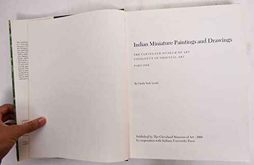 9780910386784: Indian Miniature Paintings and Drawings (The Cleveland Museum of Art Catalogues of Oriental Art, Part 1)