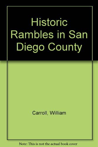 9780910390361: Historic Rambles in San Diego County