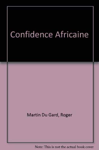 9780910395083: Confidence Africaine